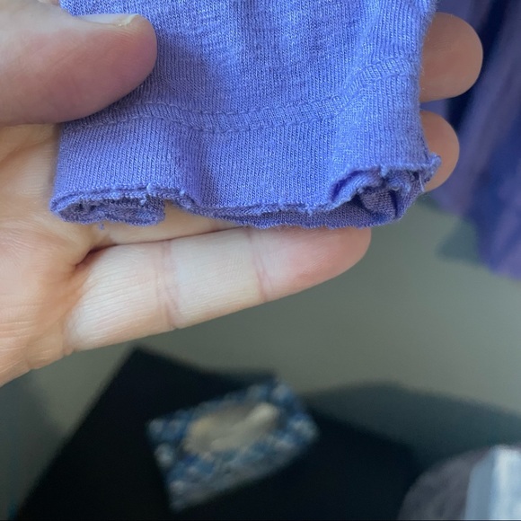 Free People New Romantics Purple Lace & Sheer Neckline- Size XS - Picture 7 of 7